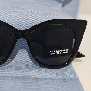 VINTAGE RETRO BLACK CAT EYE SUNGLASSES GOTH WHIMSIGOTH